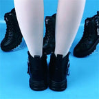 Spring And Autumn British Style Single Side Ankle Boots - DanaFashionstore