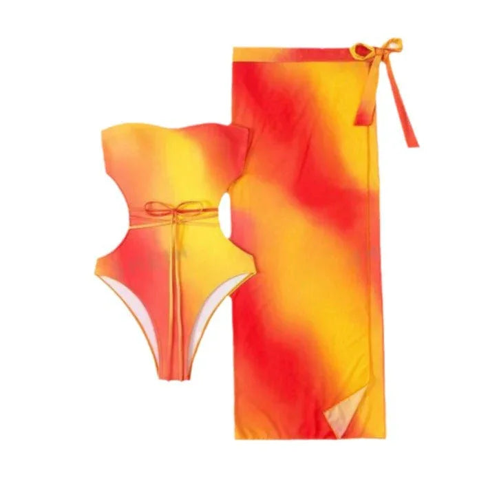 American Beach Seaside Vacation One-piece Swimsuit - DanaFashionstore