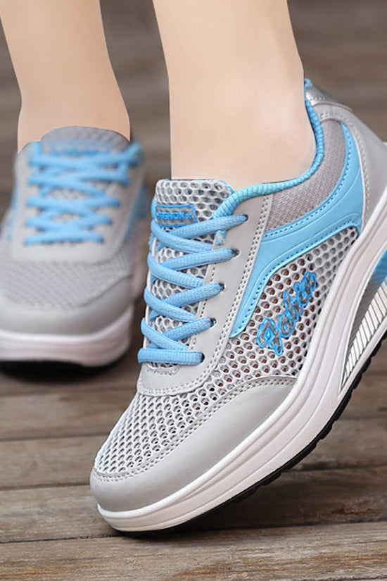 Women's thick-soled breathable casual shoes