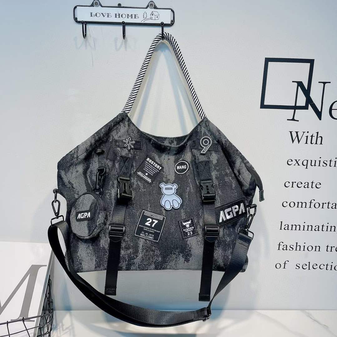 Casual Big Bag Waterproof Nylon Mesh Shoulder Bag - Dana Fashion