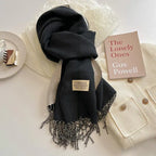 Double-sided Artificial Cashmere Scarf Women's Winter Warm Couple - DanaFashionstore
