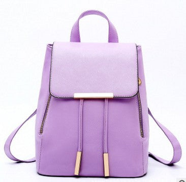 Women Backpack High Quality PU Leather Mochila Escolar School Bags For Teenagers Girls Top-handle Backpacks Herald Fashion - Dana Fashion