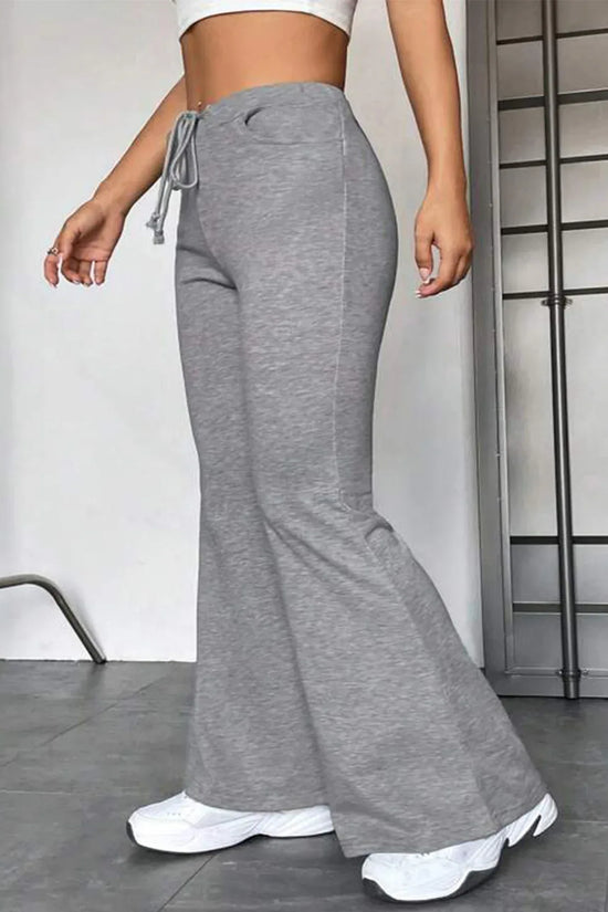 European And American Stitching Yoga Exercise Pants Outdoor Casual Flared Pants - DanaFashionstore