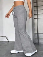 European And American Stitching Yoga Exercise Pants Outdoor Casual Flared Pants - DanaFashionstore