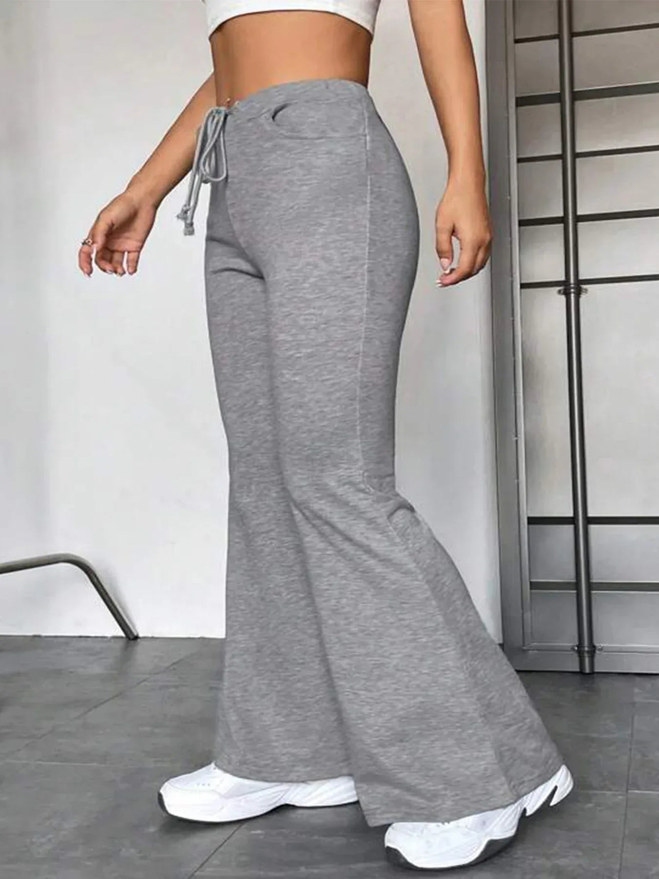 European And American Stitching Yoga Exercise Pants Outdoor Casual Flared Pants - DanaFashionstore