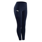 Women Compression Skinny Fitness Leggings Women Stretch Sportswear Casual Leggings Pants with Pocket - DanaFashionstore
