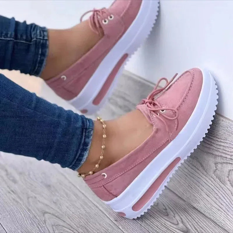 Casual Shoes Fashion Platform Heel Platform Peas Loafers - DanaFashionstore