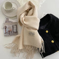 Double-sided Artificial Cashmere Scarf Women's Winter Warm Couple - DanaFashionstore