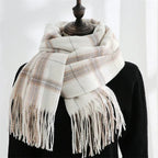 Women's Sweet Tassel Shawl Warm Cashmere Scarf - DanaFashionstore