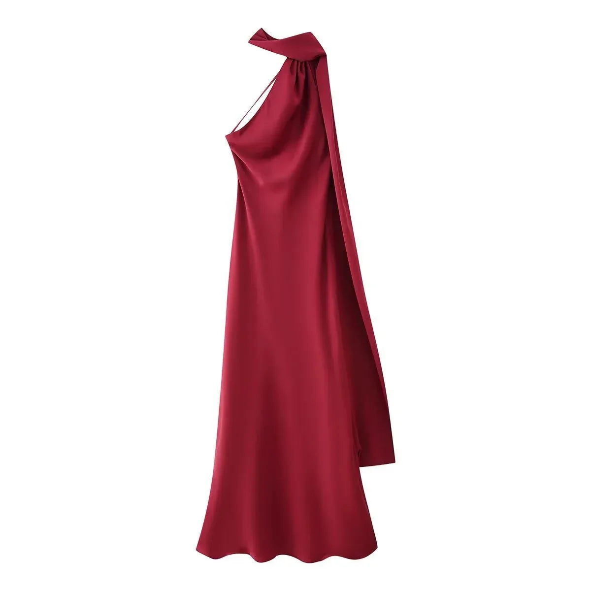 Elegant Satin Ribbon Sling Dress 2026 - Sleeveless Party Dress - DanaFashionstore