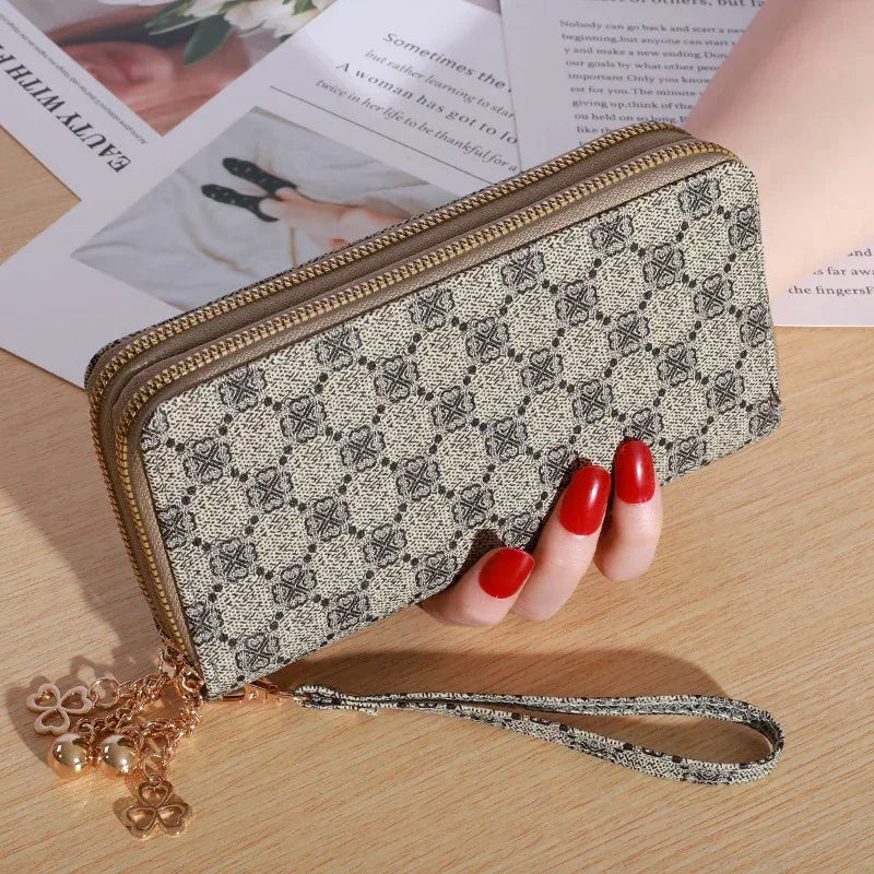 Women's Hand Holding Casual Double Zip Large-capacity Wallet - DanaFashionstore