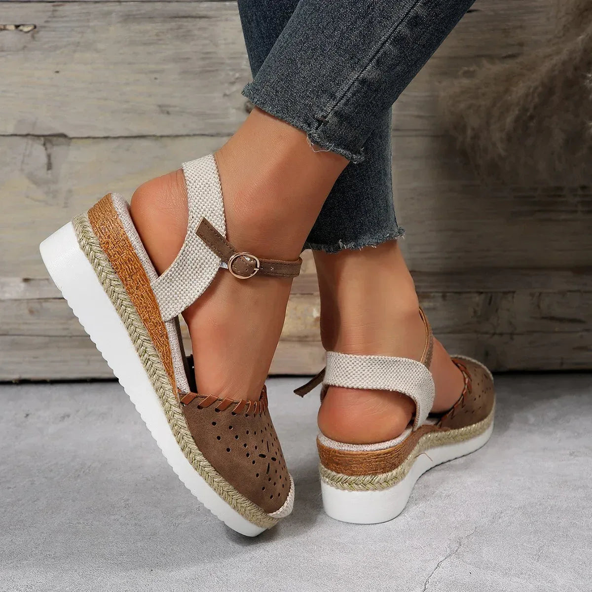 Women's Fashion Platform Casual Wedge Sandals - DanaFashionstore