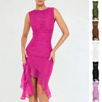 Summer Slim Skinny Sleeveless Dress For Women Fashion Party Club Dresses - DanaFashionstore
