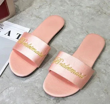 Satin red slippers - DanaFashionstore