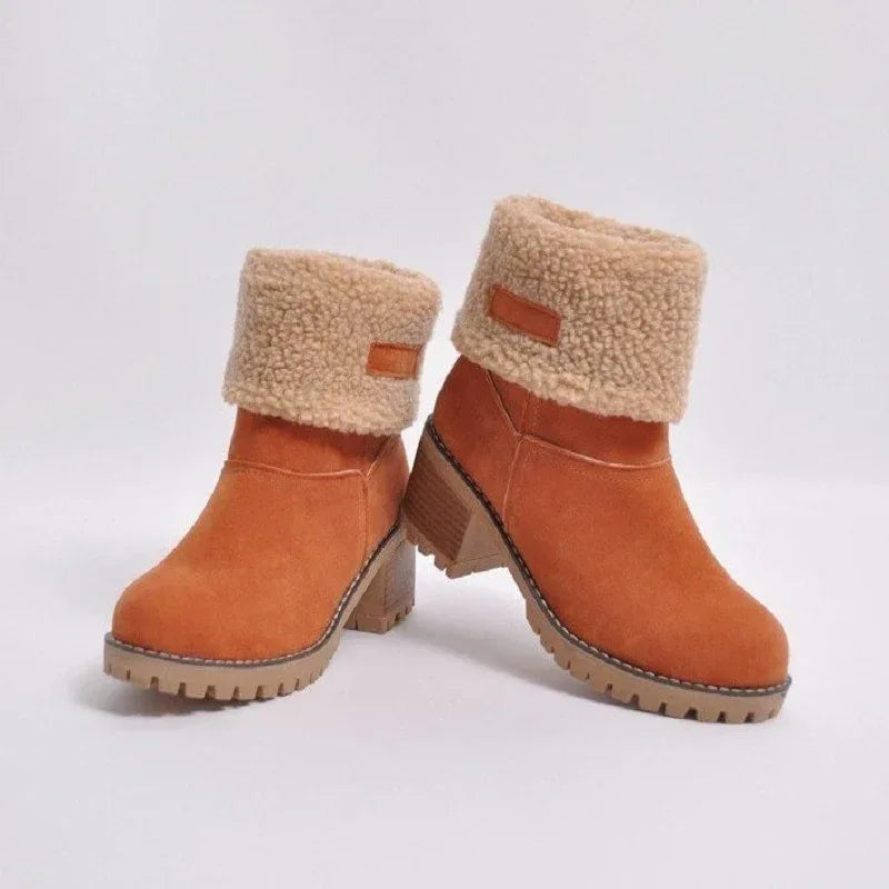 FUR ANKLE BOOTS - DanaFashionstore
