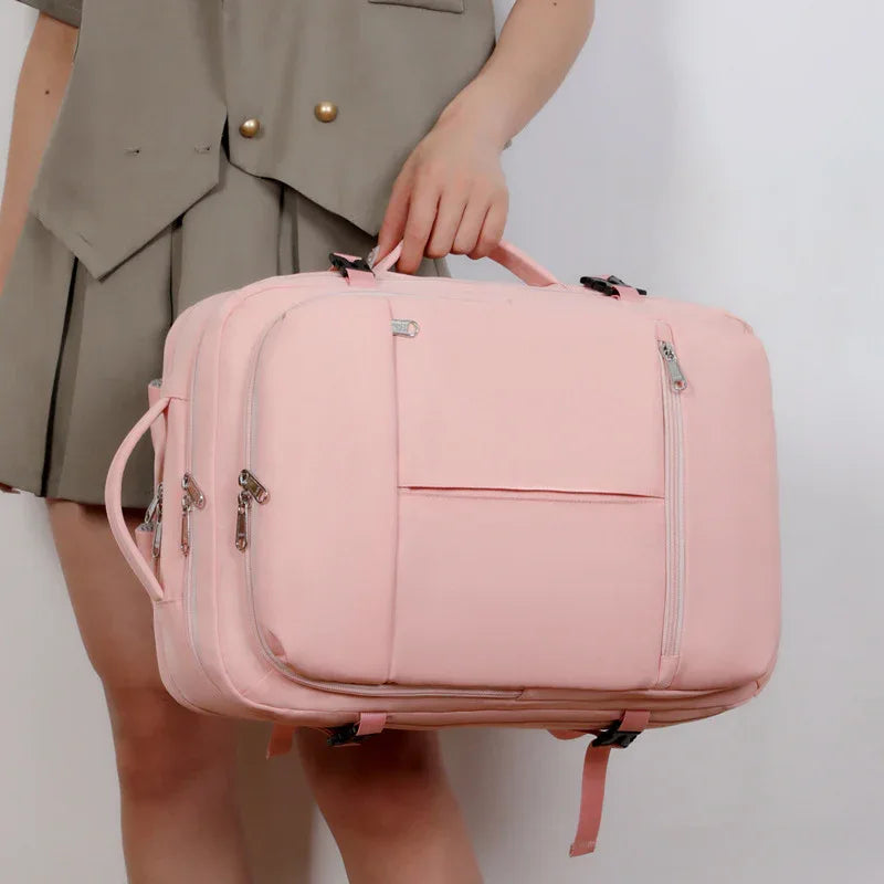 Large Capacity Backpack For Women Men Multiple Pockets And Zippers Versatile Computer Bags Business Travel Backpack - DanaFashionstore