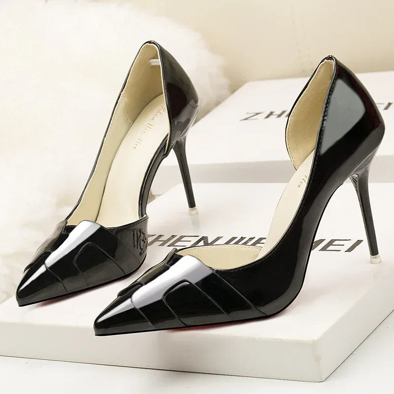 High Heels Stiletto High Heel Side Hollow - DanaFashionstore