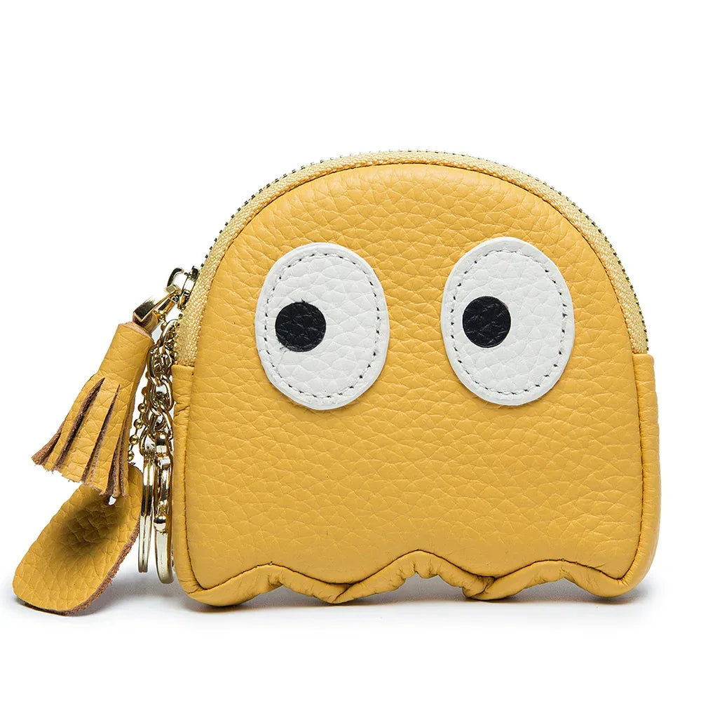 Genuine Leather Coin Purse Mini Cute Cowhide Coin Bag - DanaFashionstore