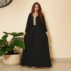 Middle East Muslim Women's Swing Dress - Elegant Modest Fashion - DanaFashionstore