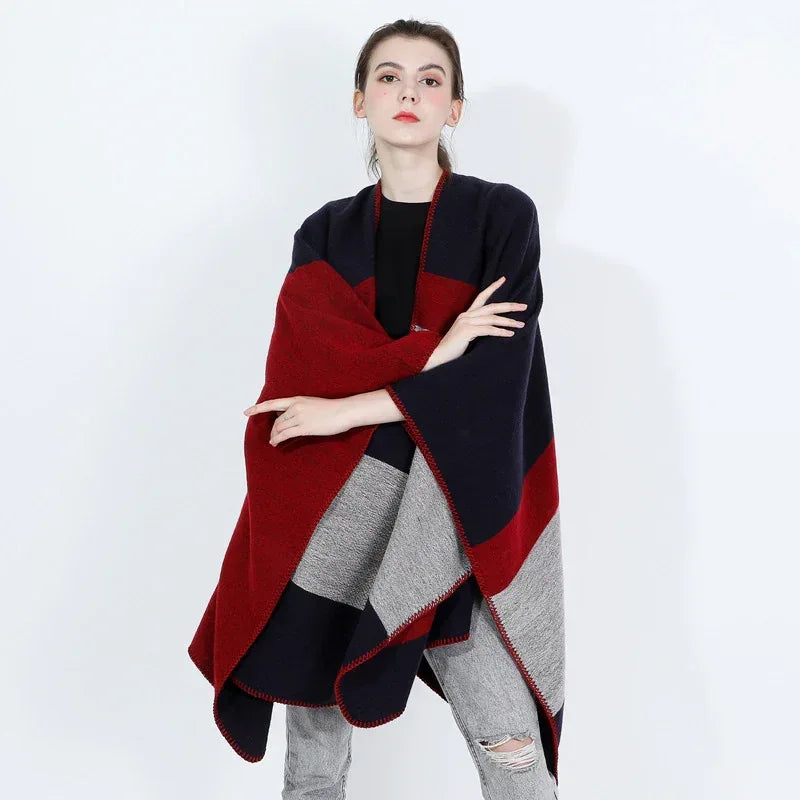 Women's Jacquard Silver Silk Shawl - DanaFashionstore