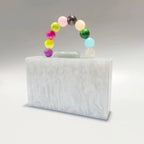 Women's Fashion Pearlescent Acrylic Evening Bag - DanaFashionstore