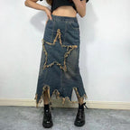 Women's American-style Retro High Waist Irregular Skirt - DanaFashionstore