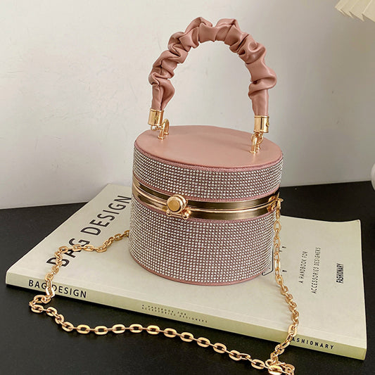 Women's Fashion All-matching Rhinestone Fashion Bucket Bag - Dana Fashion