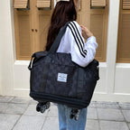 Large Capacity Travel Bags Dry Wet Separation Expansion Double Layer Luggage Totes Women - DanaFashionstore
