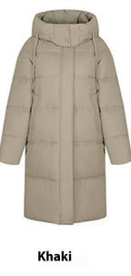 Long Over Knee Hooded Jacket 2025 - Thickened Winter Coat - DanaFashionstore