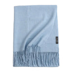 New Solid Color Wool Long Beard Warm Tassel Scarf Thick - DanaFashionstore