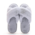 Lovely Simple Home Warm Flat Cotton Slippers - DanaFashionstore