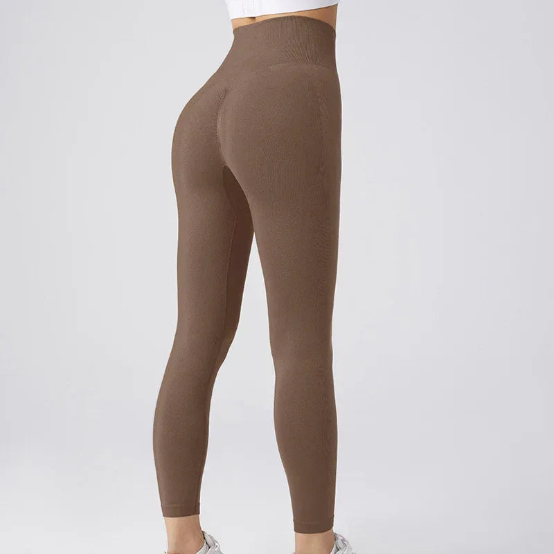 Seamless Leggings Yoga Pants Tummy Control Workout Running Yoga Leggings For Women - DanaFashionstore