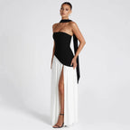 Color Matching Tube Top Dress 2026 - Sexy Off-Shoulder Summer Dress - DanaFashionstore