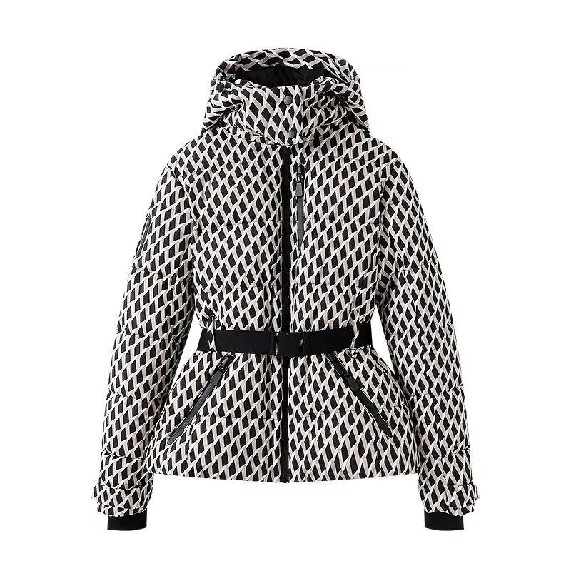 Women's Waist Slimming Belt Cotton Jacket 2026 - Padded Winter Coat - DanaFashionstore