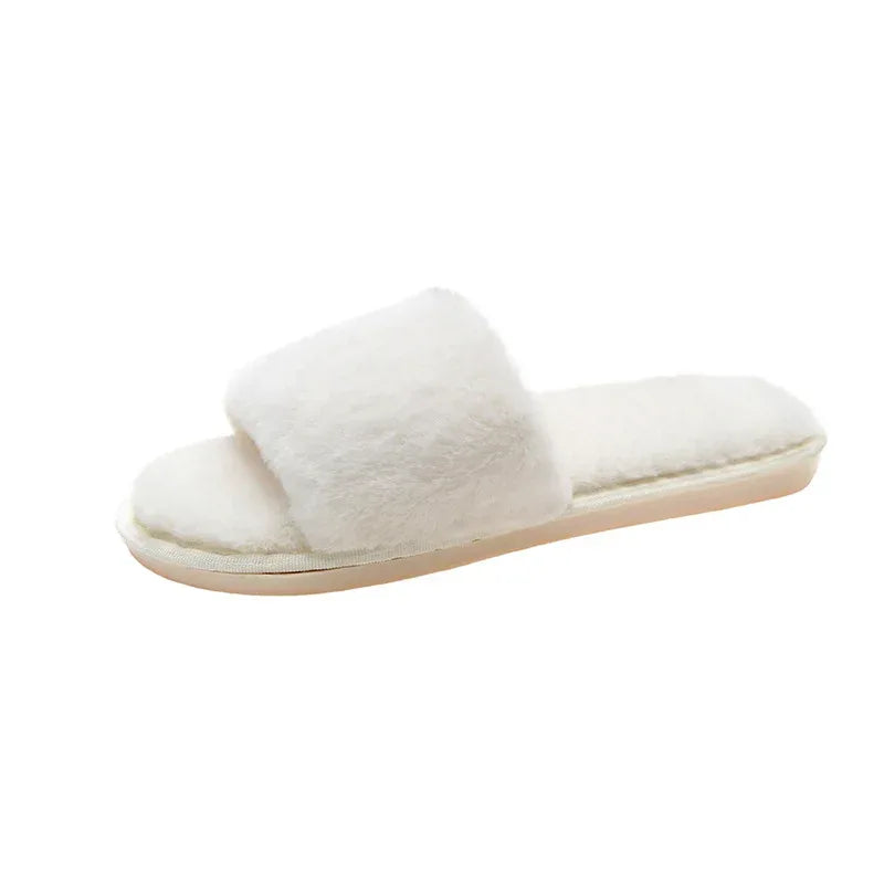 Ladies Fashion New Suede Plush Slippers - DanaFashionstore