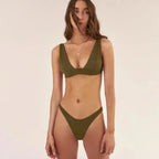European And American Sexy Bikini Swimsuit Multicolor Fluorescent Color Swimsuit Split - DanaFashionstore