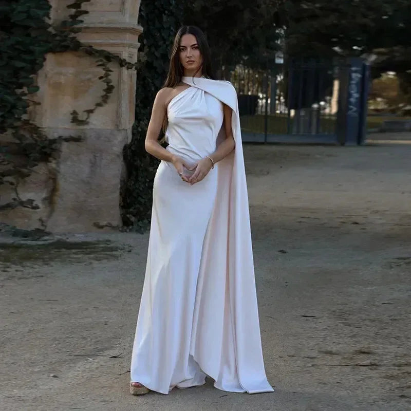 Elegant Satin Ribbon Sling Dress 2026 - Sleeveless Party Dress - DanaFashionstore