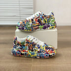 Hand-painted Shoes Women's Platform Casual Shoes Painted Sports - DanaFashionstore