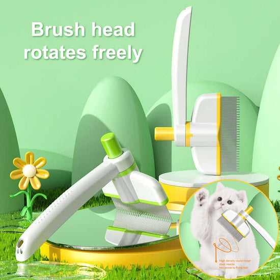 Cat Comb Tie Removal Floating Hair Magic Long Hair Pet Self-Cleaning Row Dog Cat Comb Grooming Supplies Flea Removal Brush Pets Products $11.07 Dana Fashion Color: Flea Comb Large Size Toys & Hobbies Overview: 1. Ease of Use: The cat comb is designed for