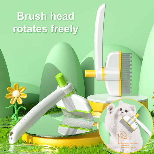 Cat Comb Tie Removal Floating Hair Magic Long Hair Pet Self-Cleaning Row Dog Cat Comb Grooming Supplies Flea Removal Brush Pets Products $11.07 Dana Fashion Color: Flea Comb Large Size Toys & Hobbies Overview: 1. Ease of Use: The cat comb is designed for