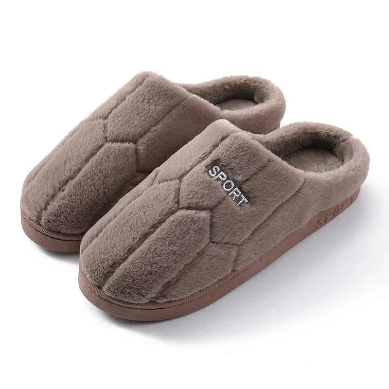 Unisex Slippers Cozy Plush House Slippers Warm Winter Slippers Indoor - DanaFashionstore