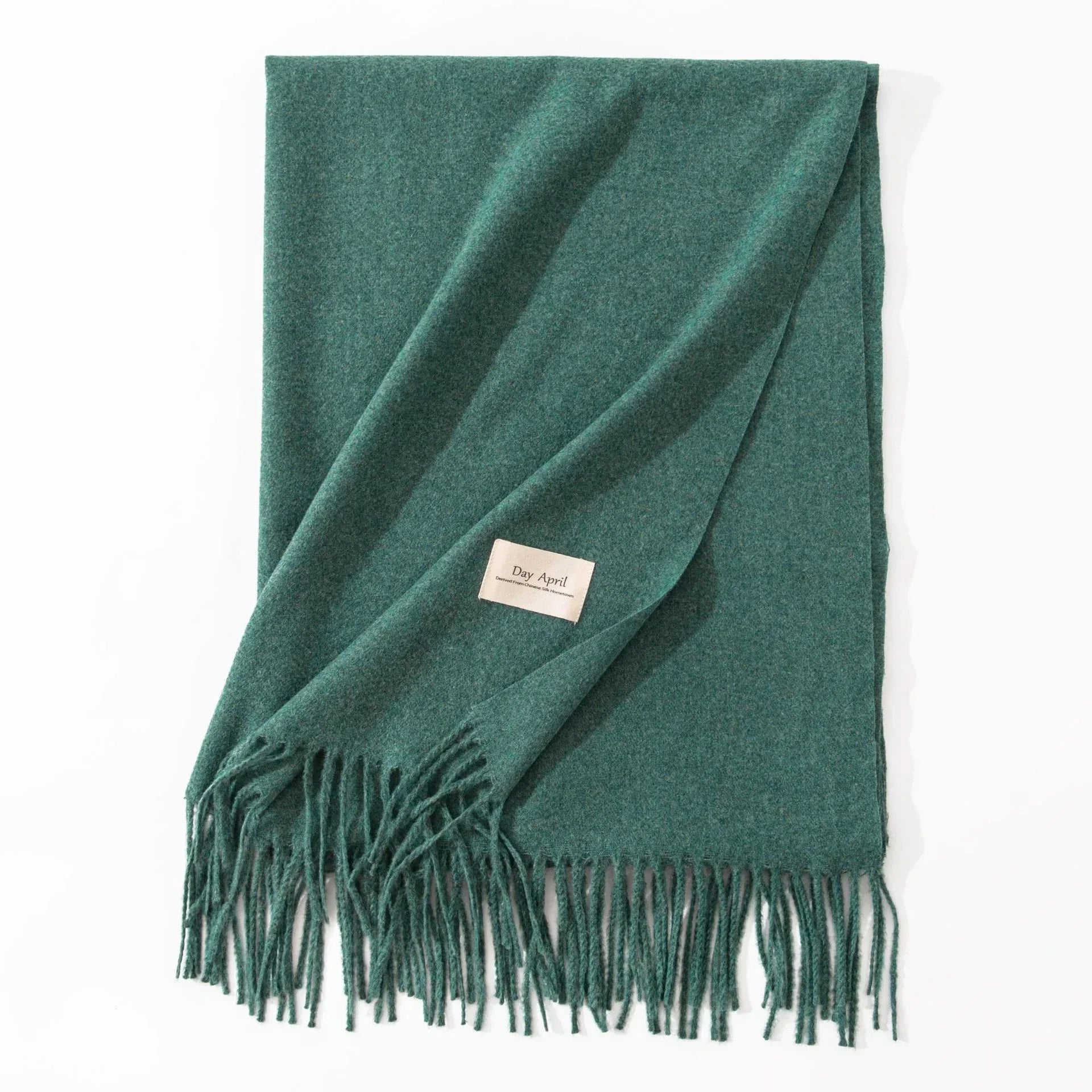 Pure Color Artificial Cashmere Scarf Women's Winter High-grade Shawl - DanaFashionstore