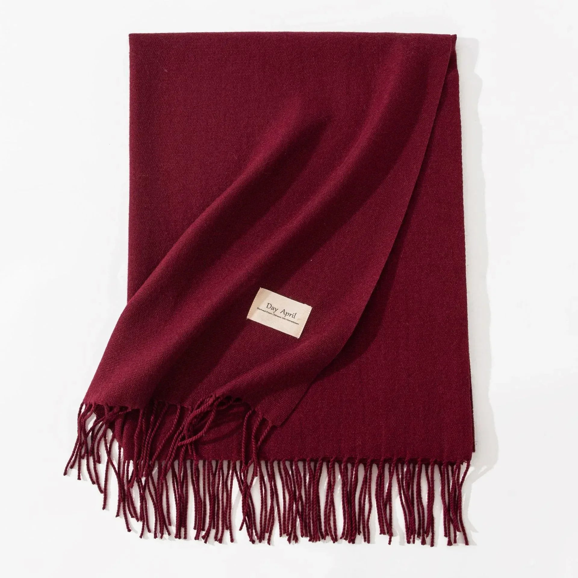 Pure Color Artificial Cashmere Scarf Women's Winter High-grade Shawl - DanaFashionstore