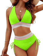 Fashion Women's High Waist Bikini Split Suit - DanaFashionstore