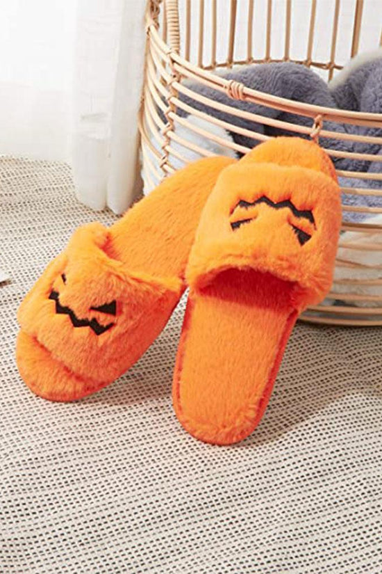 Halloween Women's Soft And Comfortable Plush Slippers Cosplay Shoes Furry Plush Slippers Kawaii Cute Shoes Home Slippers Halloween Dress Up Shoes