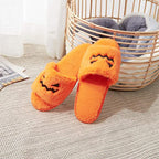 Halloween Women's Soft And Comfortable Plush Slippers Cosplay Shoes Furry Plush Slippers Kawaii Cute Shoes Home Slippers Halloween Dress Up Shoes - DanaFashionstore