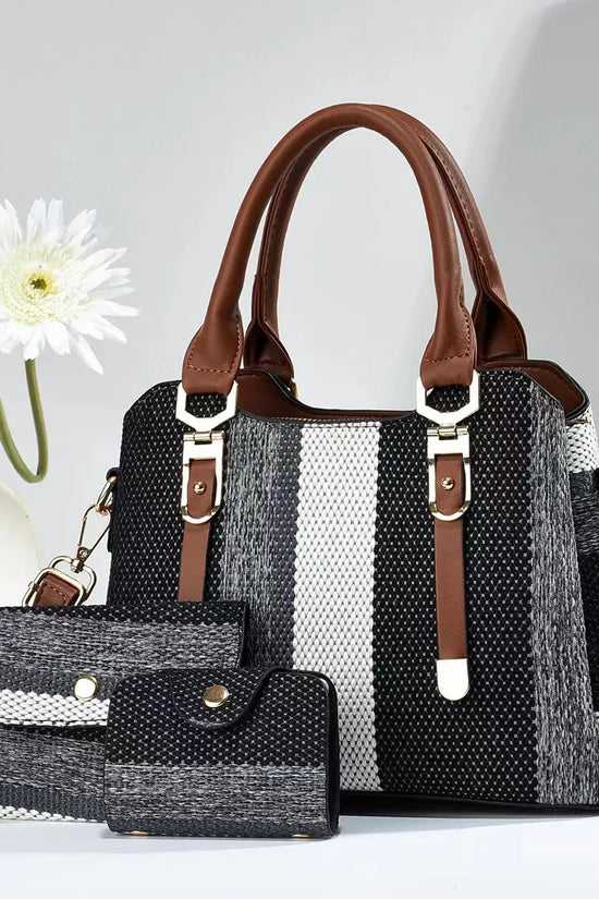 Crossbody Large Capacity New Son And Mother Canvas Contrast Color Handbags - DanaFashionstore