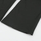 Summer Thin Yoga Pants Women's High-Waist Straight-Leg Wide-Leggings