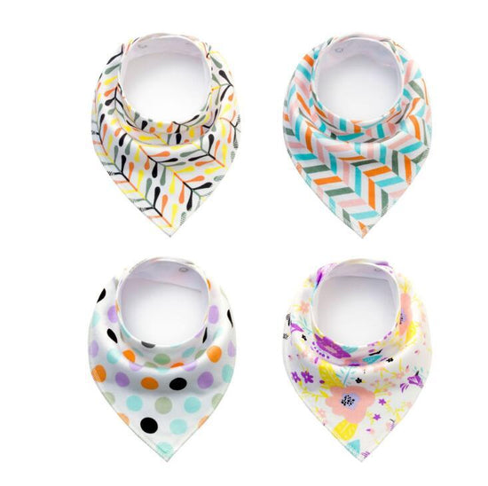 4pcs Lot Bibs Burp Cloth Print Arrow Wave Triangle Baby Bibs Cotton Bandana Accessories $21.20 Dana Fashion style: 4 Baby Clothing Baby sling cotton fleece material Baby Bib slobber towel