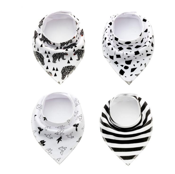 4pcs Lot Bibs Burp Cloth Print Arrow Wave Triangle Baby Bibs Cotton Bandana Accessories $21.20 Dana Fashion style: 13 Baby Clothing Baby sling cotton fleece material Baby Bib slobber towel